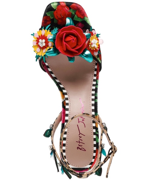 Women's Karra Flower-Embellished High-Heel Dress Sandals