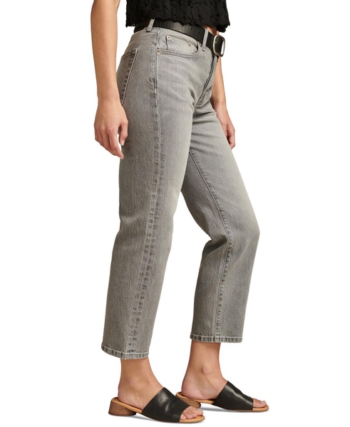 Women's 90S High Rise Cotton Loose Crop Jeans