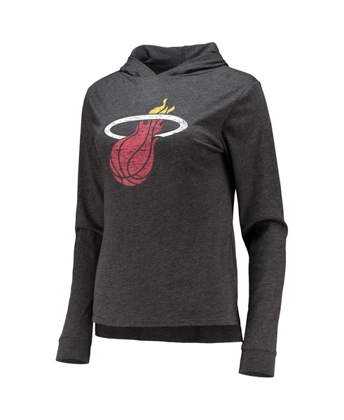 Women's Black Miami Heat Hoodie & Pants Sleep Set