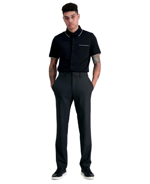 Men's Slim-Fit Stretch Premium Textured Weave Dress Pants