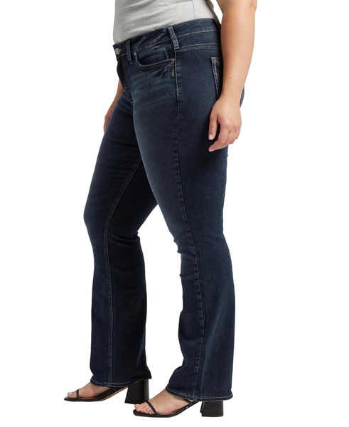 Plus Size Suki Slim Bootcut Jeans, Short & Regular Lengths