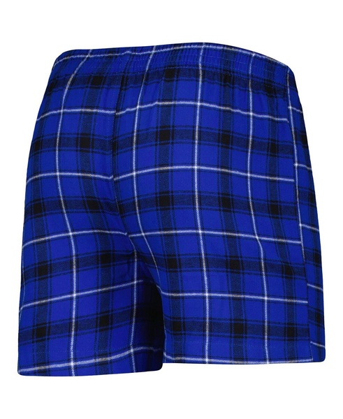 Men's Royal, Black Los Angeles Dodgers Ledger Flannel Boxers