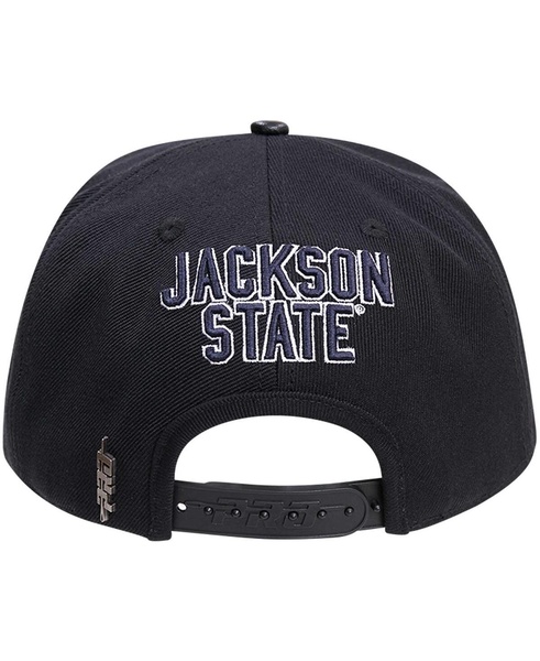 Men's Black Jackson State Tigers Arch Over Logo Evergreen Snapback Hat