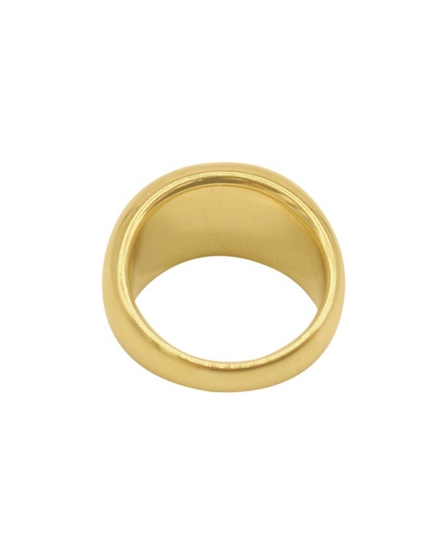 14K Gold Plated Dome Ring