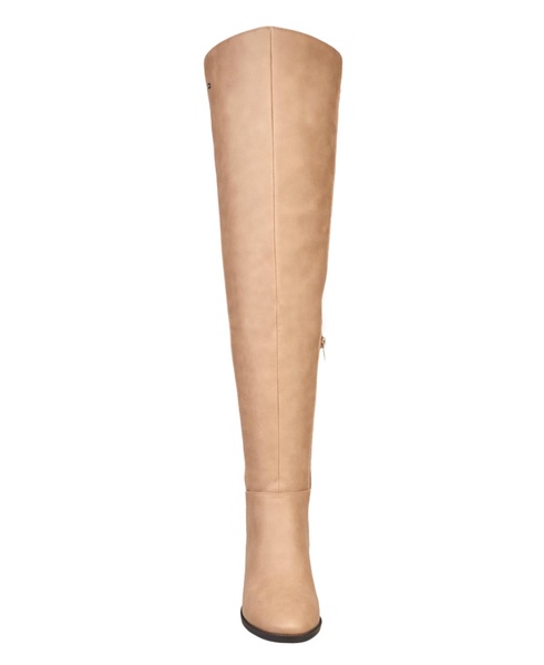 perfect  womens faux leather pointed toe knee-high boots