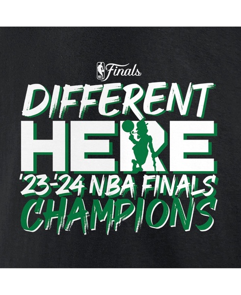 Men's Black Boston Celtics 2024 NBA Finals Champions Pump Hometown Originals T-Shirt