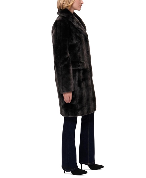 Women's Faux-Fur Single-Breasted Blazer Coat