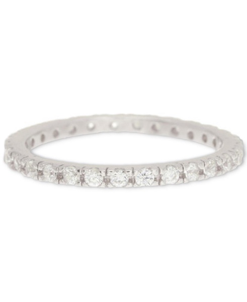 Crystal Eternity Band Ring