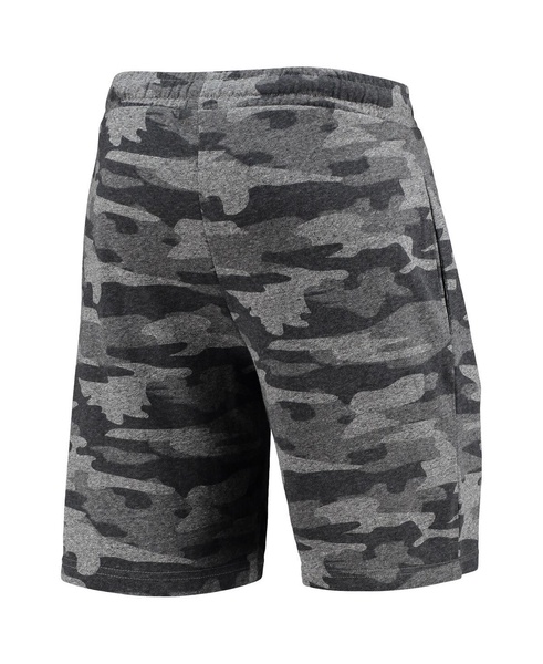 Men's Charcoal and Gray Florida Gators Camo Backup Terry Jam Lounge Shorts