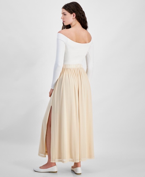 Women's Mesh Maxi Skirt, Created for Macy's