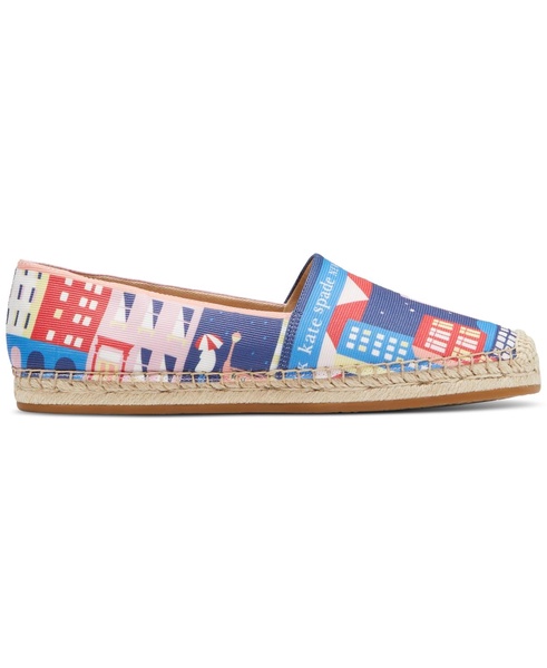 Women's City Map Flat Espadrille Flats