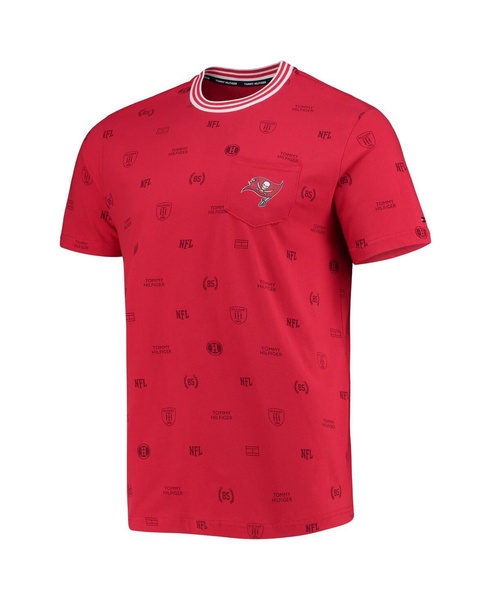 Men's Red Tampa Bay Buccaneers Essential Pocket T-shirt