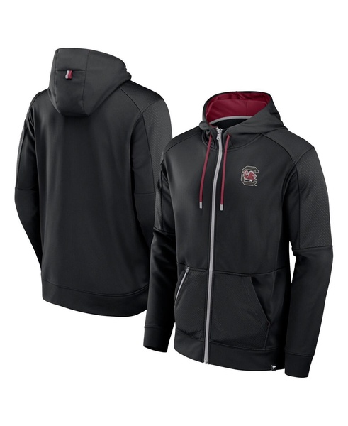 Men's Black South Carolina Gamecocks Defender Full-Zip Hoodie