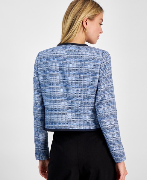 Women's Tweed Open-Front Jacket, Exclusively at Macy's