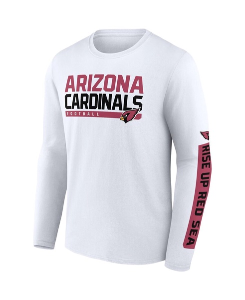 Men's Cardinal/White Arizona Cardinals Two-Pack 2023 Schedule T-Shirt Combo Set