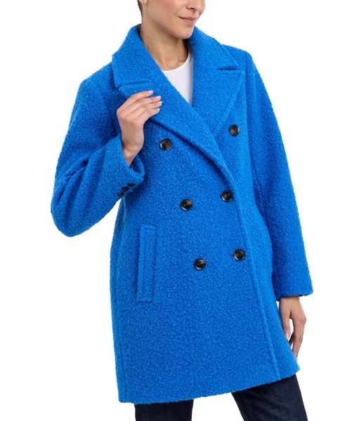 Women's Double-Breasted Bouclé Coat, Created for Macy's