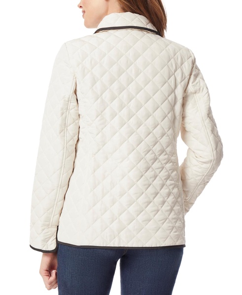 Women's Diamond-Quilted Tipped Jacket