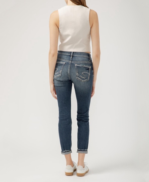 Women's Boyfriend Mid Rise Slim Leg Jeans