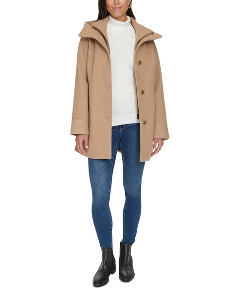 Women's Hooded Button-Front Coat, Created for Macy's