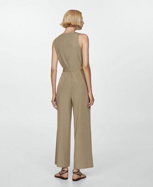 Women's Belted Lyocell Jumpsuit