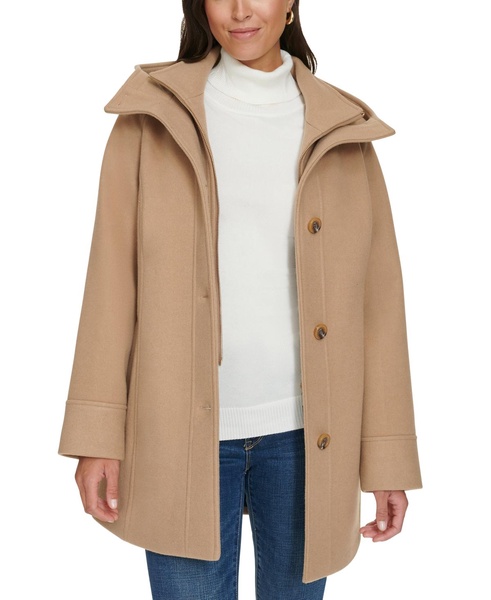 Women's Hooded Button-Front Coat, Created for Macy's