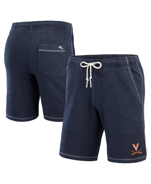 Men's Navy Virginia Cavaliers Tobago Bay Tri-Blend Shorts