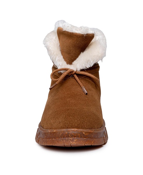 Women's Norean Suede & Knit Slipper Boots