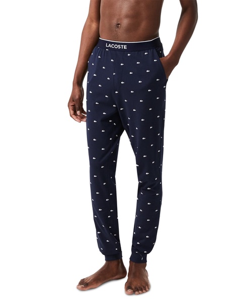 Men's Stretch Croc Logo-Print Pajama Joggers