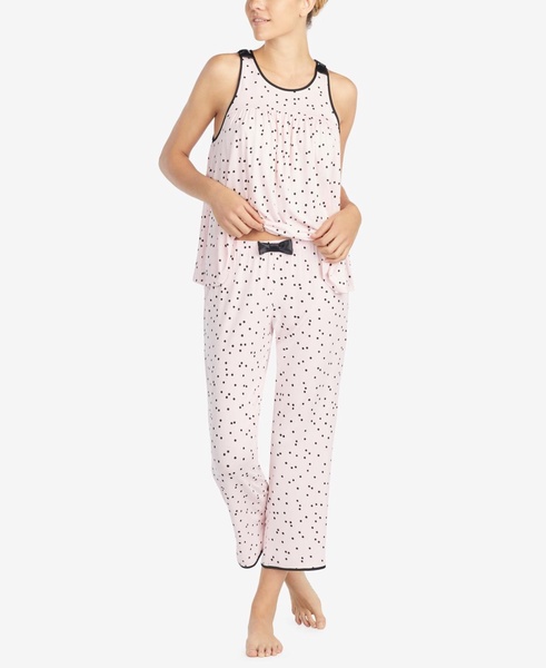 Women's Sleeveless Modal Knit Capri Pajama Set