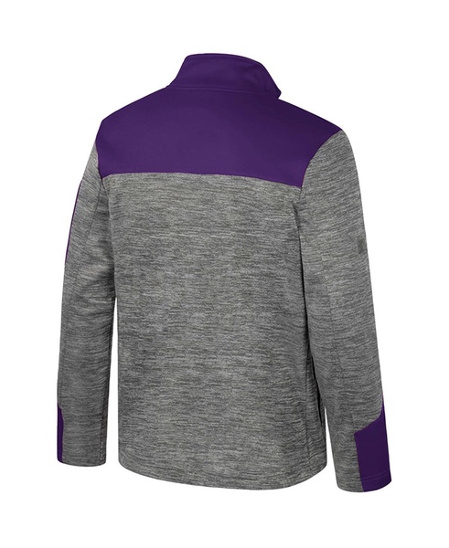 Men's Gray/Purple LSU Tigers Guard Full-Zip Jacket