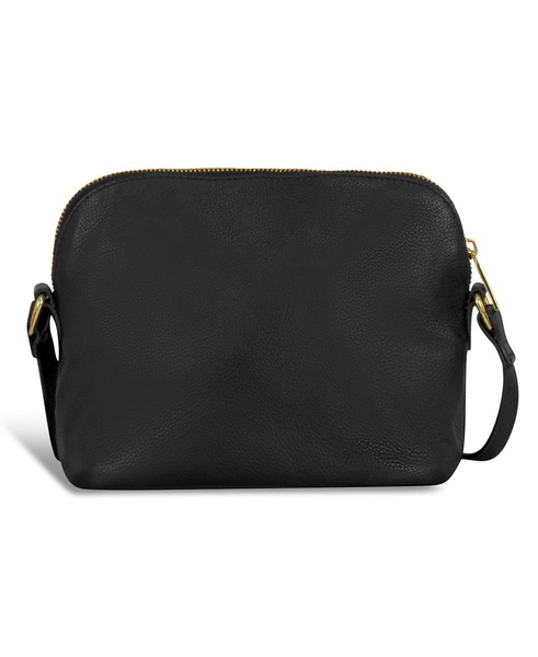 Leather Top-Zip Shoulder Bag