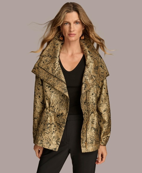 Women's Metallic Jacquard Jacket