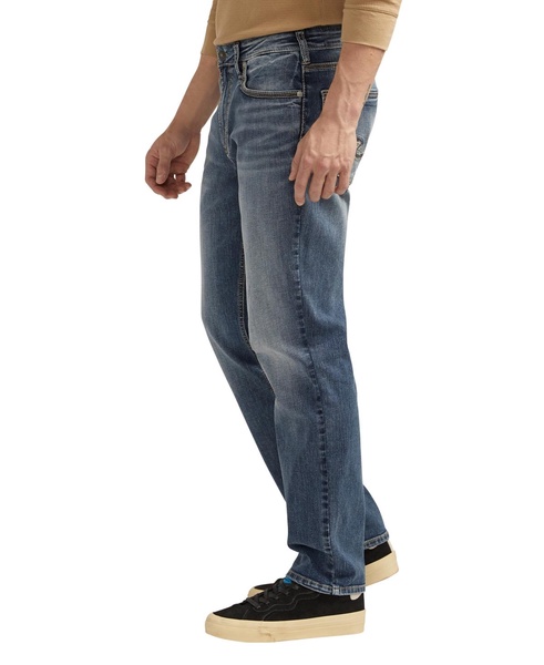 Eddie Athletic Fit Tapered Leg Jeans