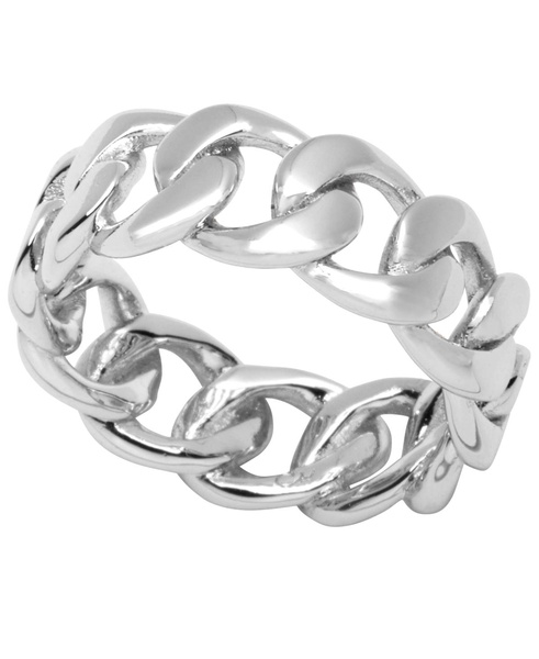 Women's Curbed Link Band Ring