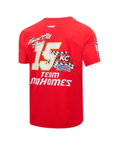 Men's Patrick Mahomes Red Kansas City Chiefs Fast Lane Name Number Player T-Shirt