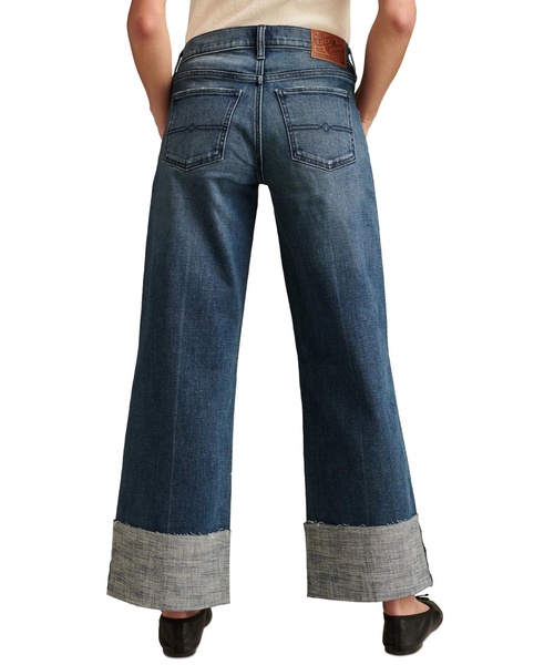 Women's Lucky Legend Sweet Wide-Leg Cuffed Jeans