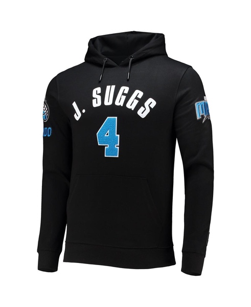 Men's Jalen Suggs Black Orlando Magic Team Player Pullover Hoodie