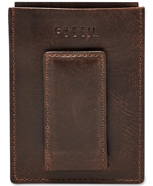 Men's Leather Derrick RFID Card Case