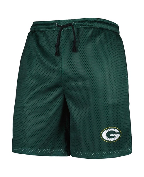 Men's Green Green Bay Packers Colorblock Mesh V-Neck Tank Top and Shorts Set