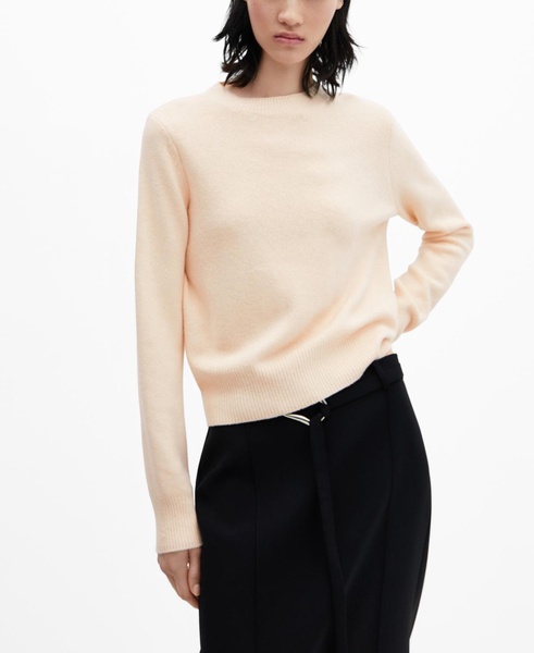 Women's Round-Neck Knitted Sweater