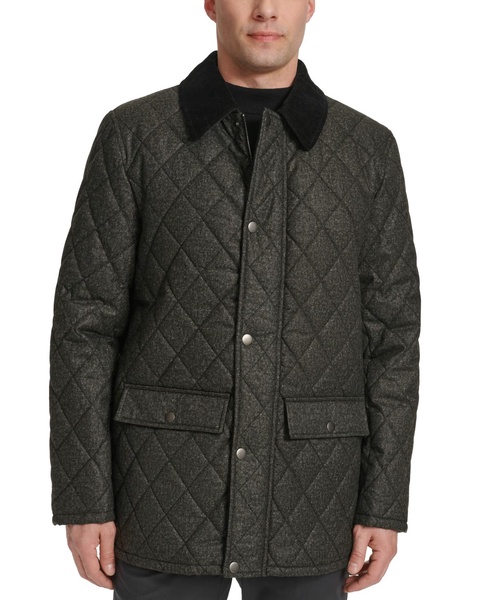 Men's Diamond Quilted Barn Long-Sleeve Jacket