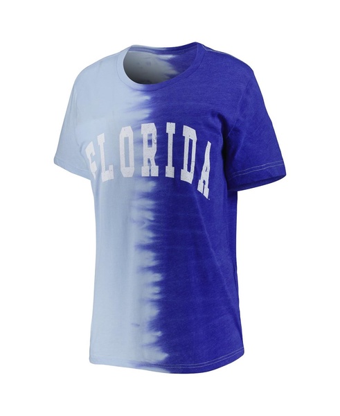 Women's Royal Florida Gators Find Your Groove Split-Dye T-shirt