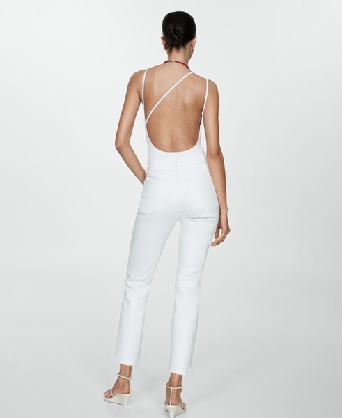 Women's Claudia Slim Crop Waxed Jeans