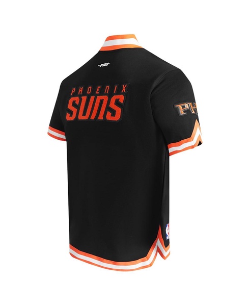 Men's Black Phoenix Suns Classic Warm-Up Full-Snap Jacket