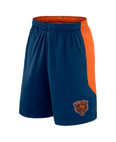 Men's Navy/Orange Chicago Bears Go Hard Shorts