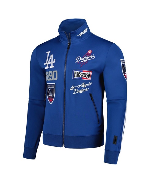 Men's Royal Los Angeles Dodgers Fast Lane Full-Zip Track Jacket