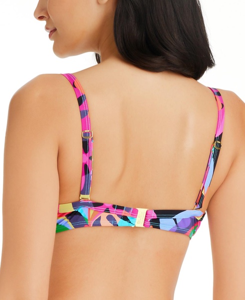 Women's Bold Rush Tie-Front Bikini Top 