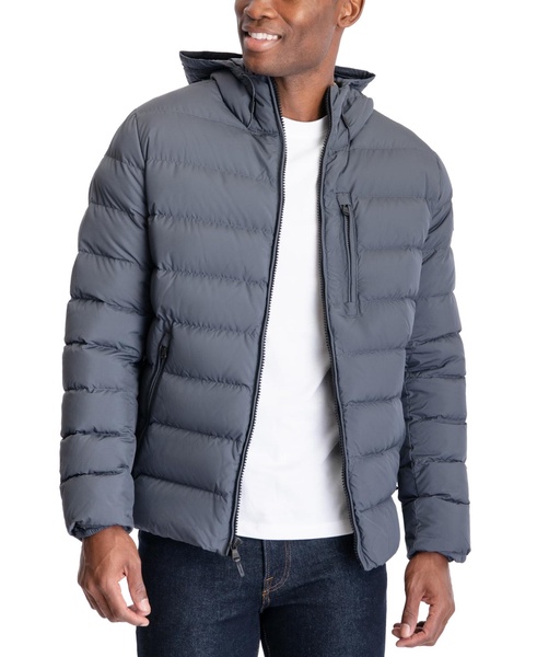 Men's Hooded Puffer Jacket, Created For Macy's