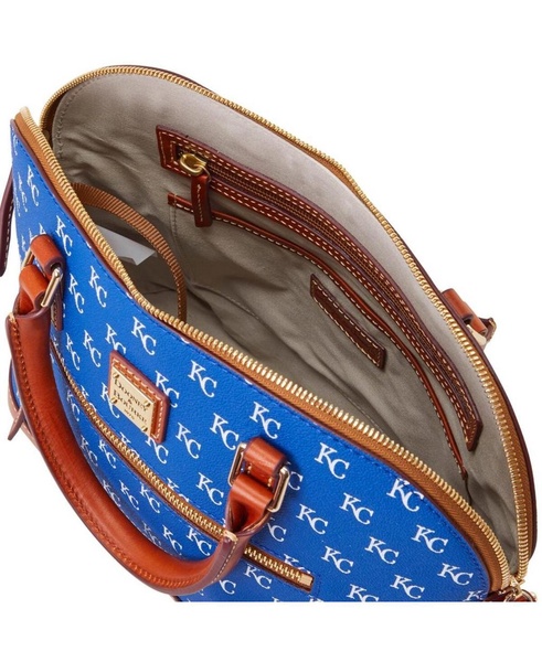 Women's Kansas City Royals Signature Domed Zip Satchel Purse