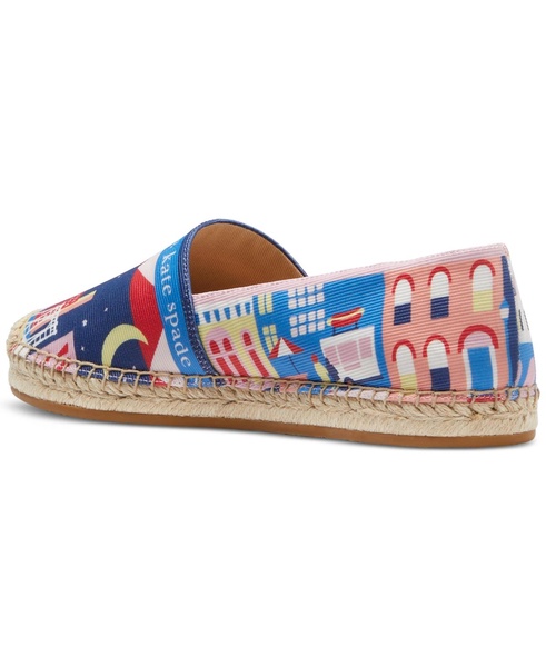 Women's City Map Flat Espadrille Flats